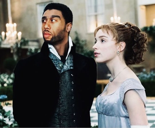 Picture of Affion Crockett with his co-actress in a scene of a series